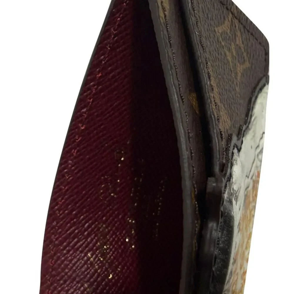 Louis Vuitton Limited Edition Cat Nap Card Holder in Brown Monogram Canvas - Picture 3 of 8